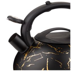 ЧАЙНИК AGNESS СО СВИСТКОМ 3 Л, СЕРИЯ "FANTASY ", ИНДУКЦИОННОЕ КАПСУЛЬНОЕ ДНО