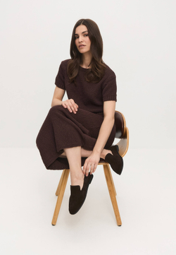 Лоферы // Taya // Chocolate // Suede