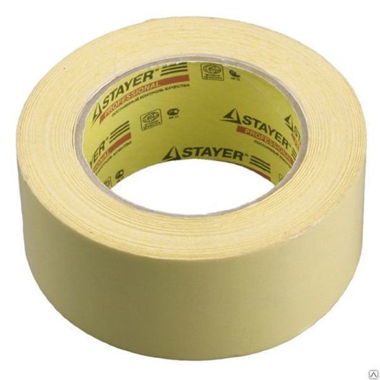 Лента STAYER PROFI клейкая двусторонняя, 50мм х 5м