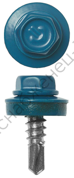 ЗУБР СКМ 5009 25 х 5.5 мм, неб.-голуб., кровельный саморез, 800 шт (4-300310-55-025-5009)