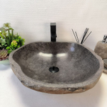 Раковина из речного камня RS-63374 (53*50*15) 0123