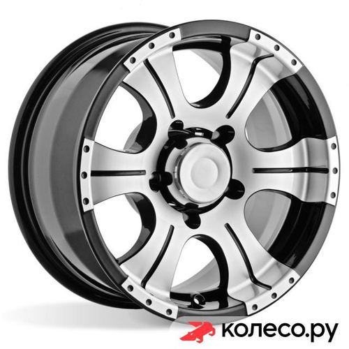 Байконур (КС465) 8x16/6*139.7 D108.5 ET0 Алмаз-черный