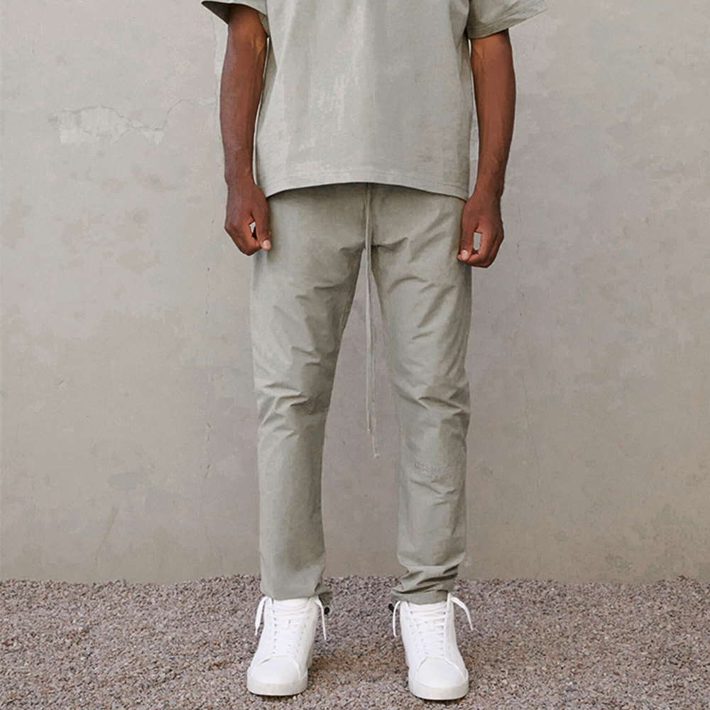 Штаны Fear of God Essentials FW21 Track Pant Pistachio Logo, FOG-FW21-028