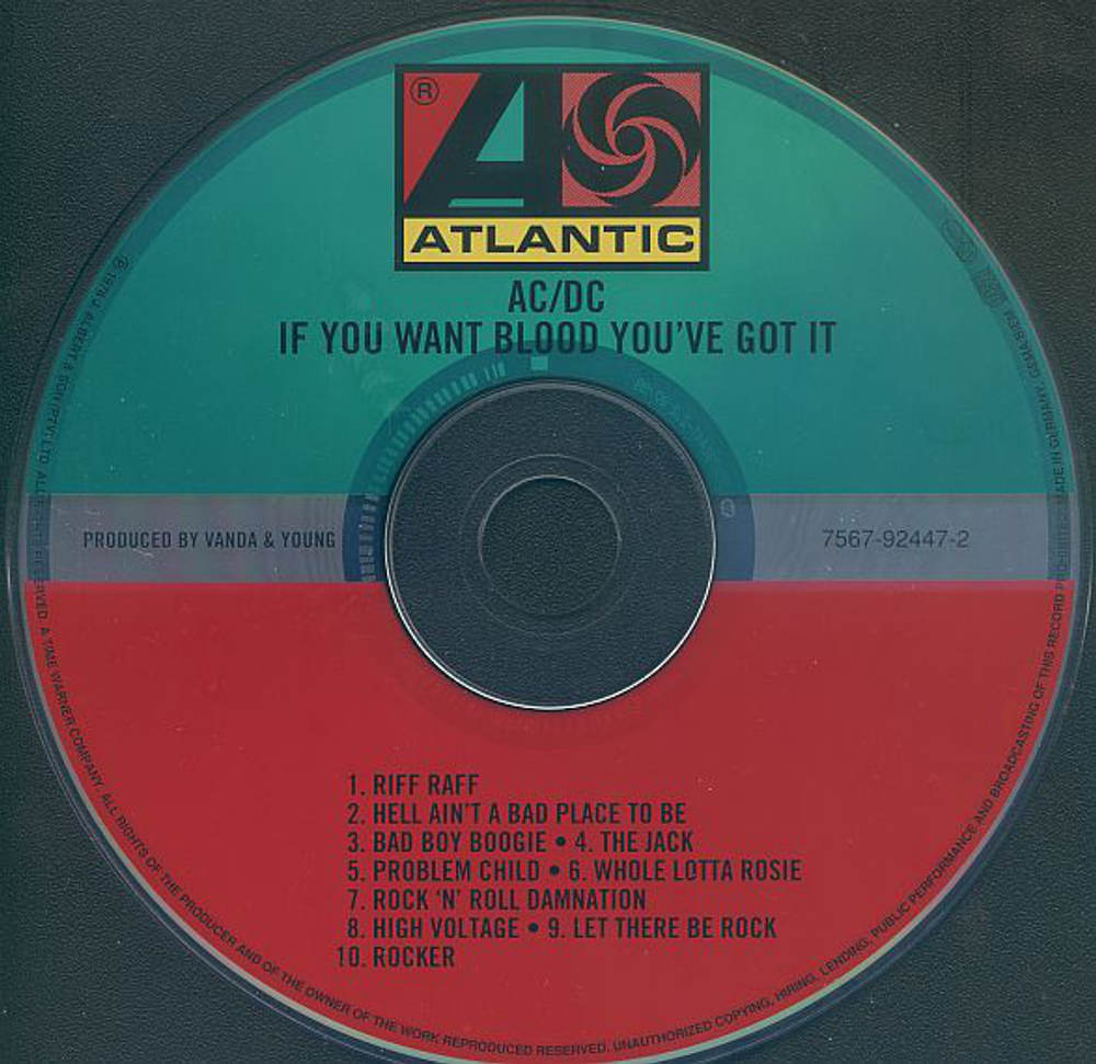 AC/DC / If You Want Blood You've Got It (CD)