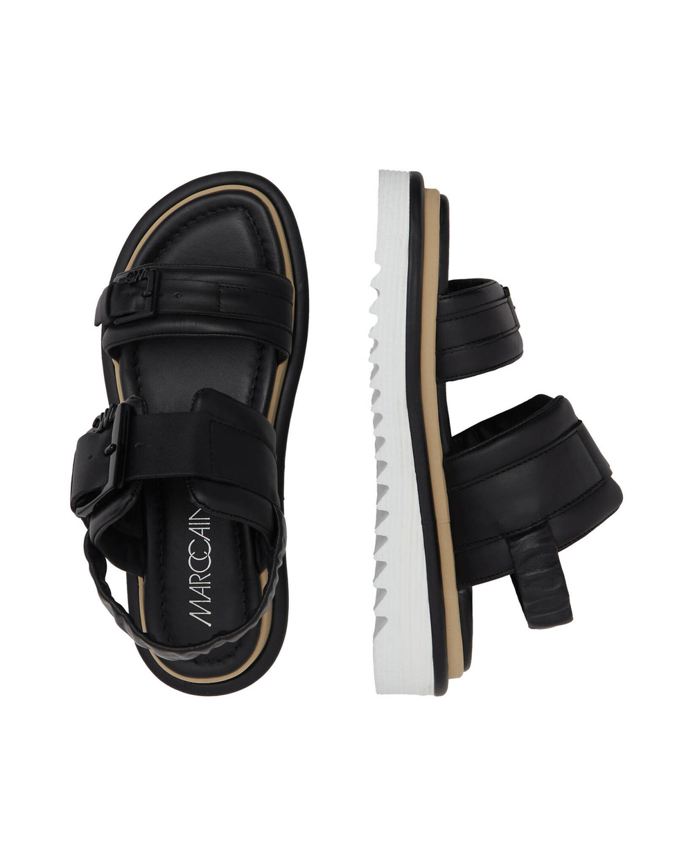 Кожаные босоножки Marc Cain - черный(UB SG.05 L05)