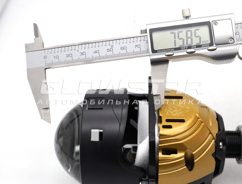 Билед модули Aozoom A15 PRO 4300K 2026, 3.0 дюйма, 2 чипа, 12V, 58W/65W, крепление 3R и съемное гаечное (комплект, 2шт)