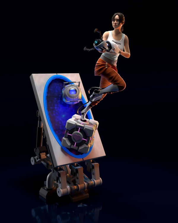 Фигурка Chell Portal 2