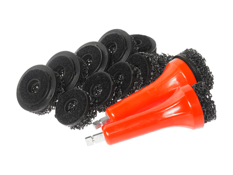 Набор насадок для очистки шпилек ступицы 14 предметов JTC