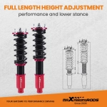 Комплект для автомобиля Honda Accord 94-97 и для автомобиля Acura 97-99 CB CD Adj Height Shocks Racing Coilovers lowering kit