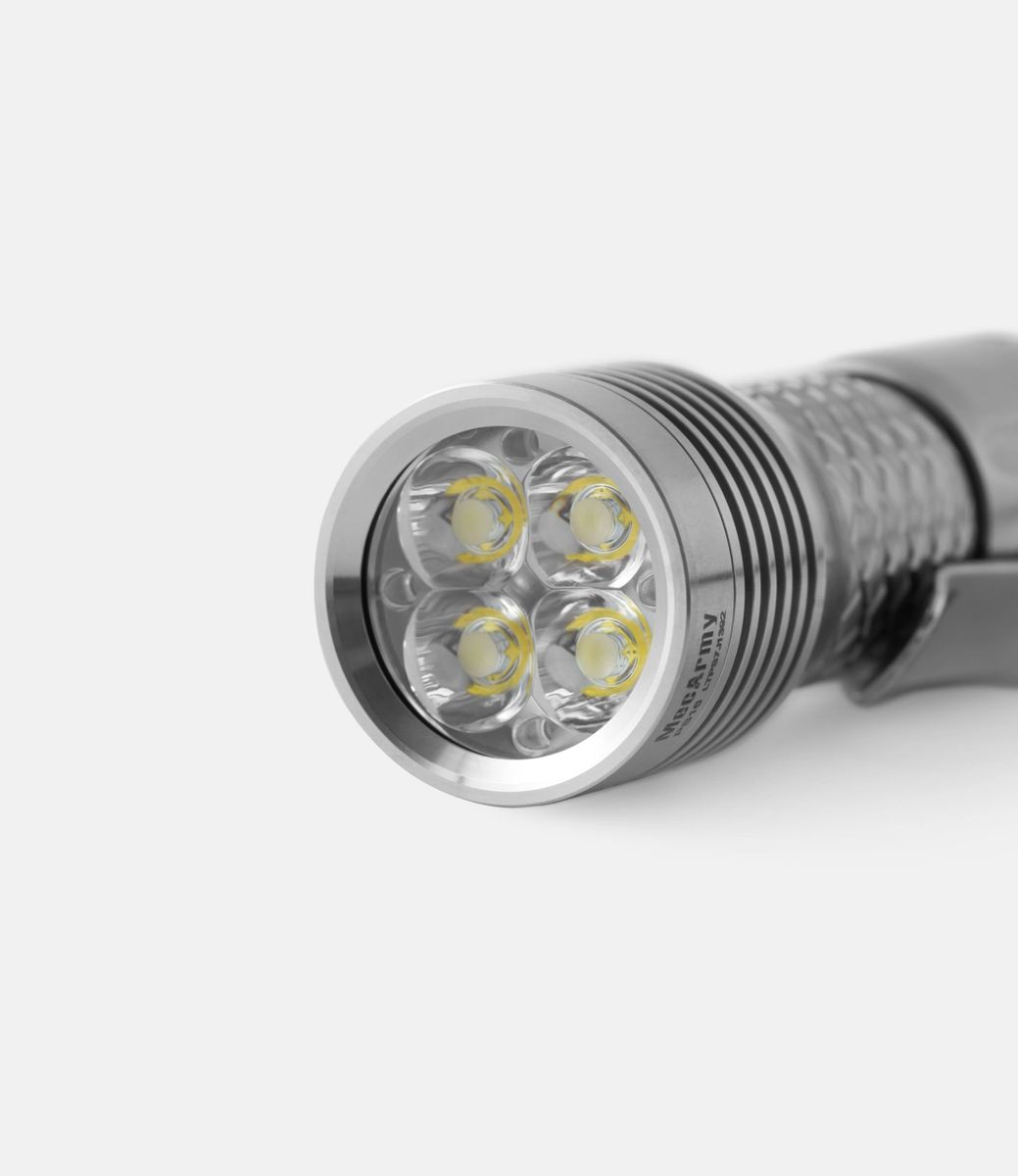 MecArmy PS16 Polished — фонарик из стали