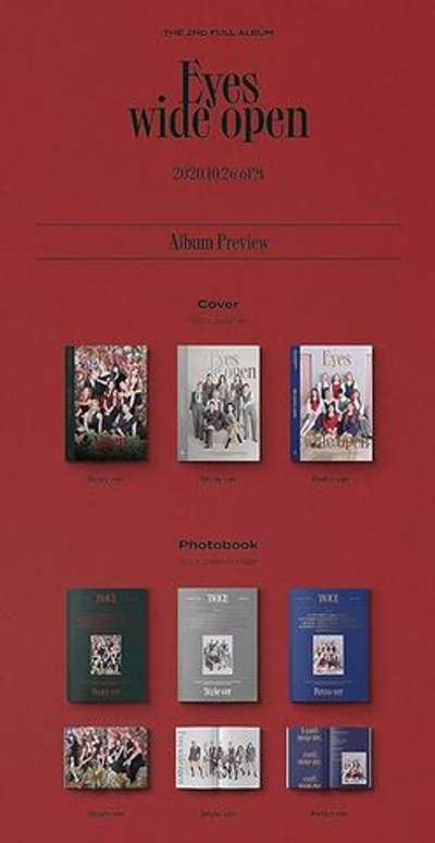 Альбом TWICE - EYES WIDE OPEN