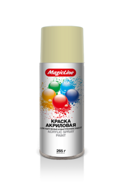 040 Краска кремово-белая  (265г) RAL 9001