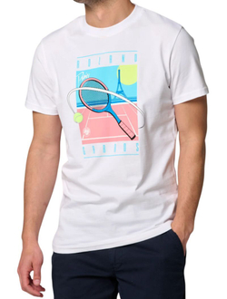 Теннисная футболка Roland Garros Timmy Miami - white