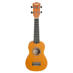CASCHA HH 3964 Soprano Ukulele Yellow (чехол и 3 медиатора в комплекте)