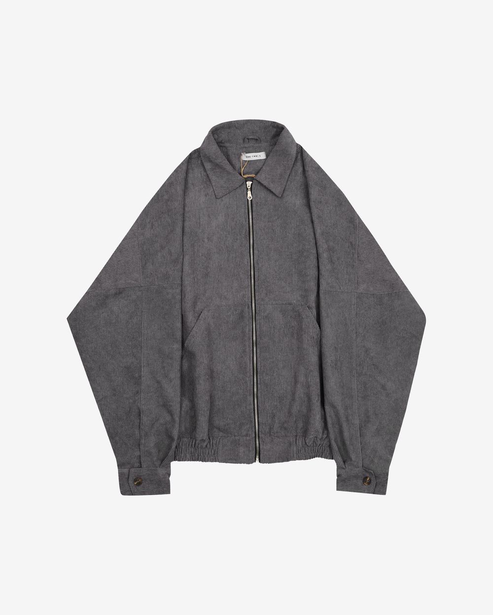 Куртка One Two Zip-Up Shirt Jacket Lava Smoke серая