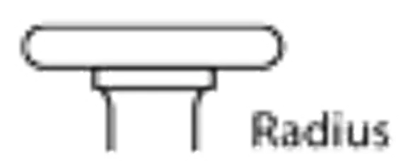 Борфреза твердосплавная Karnasch форма S (диск), 10х1,6х3х34 мм, HP-2, без покрытия, арт. 11.4011-005