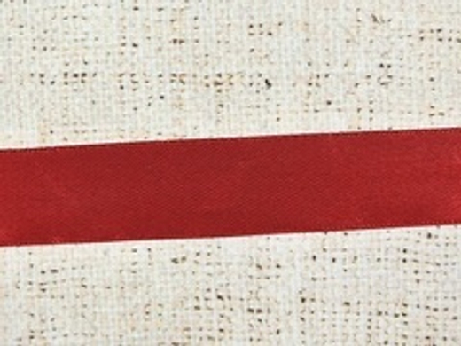 Лента атласная, ш. 1,2 см, тёмно-красный