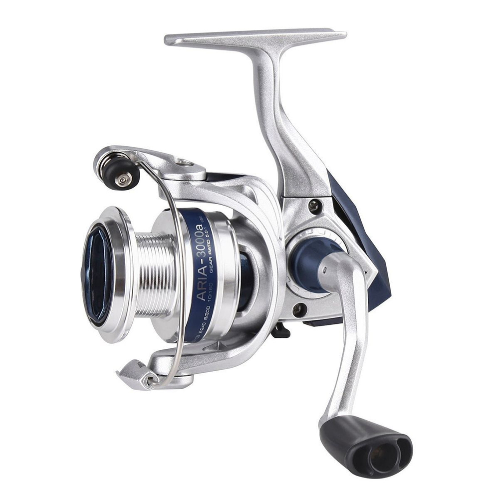 Набор для рыбалки: Катушка Okuma Aria 3000a + Плетеный шнур Power Phantom PE4, 135м, флуоресцентный желтый #1, 0,16мм, 7,7кг.