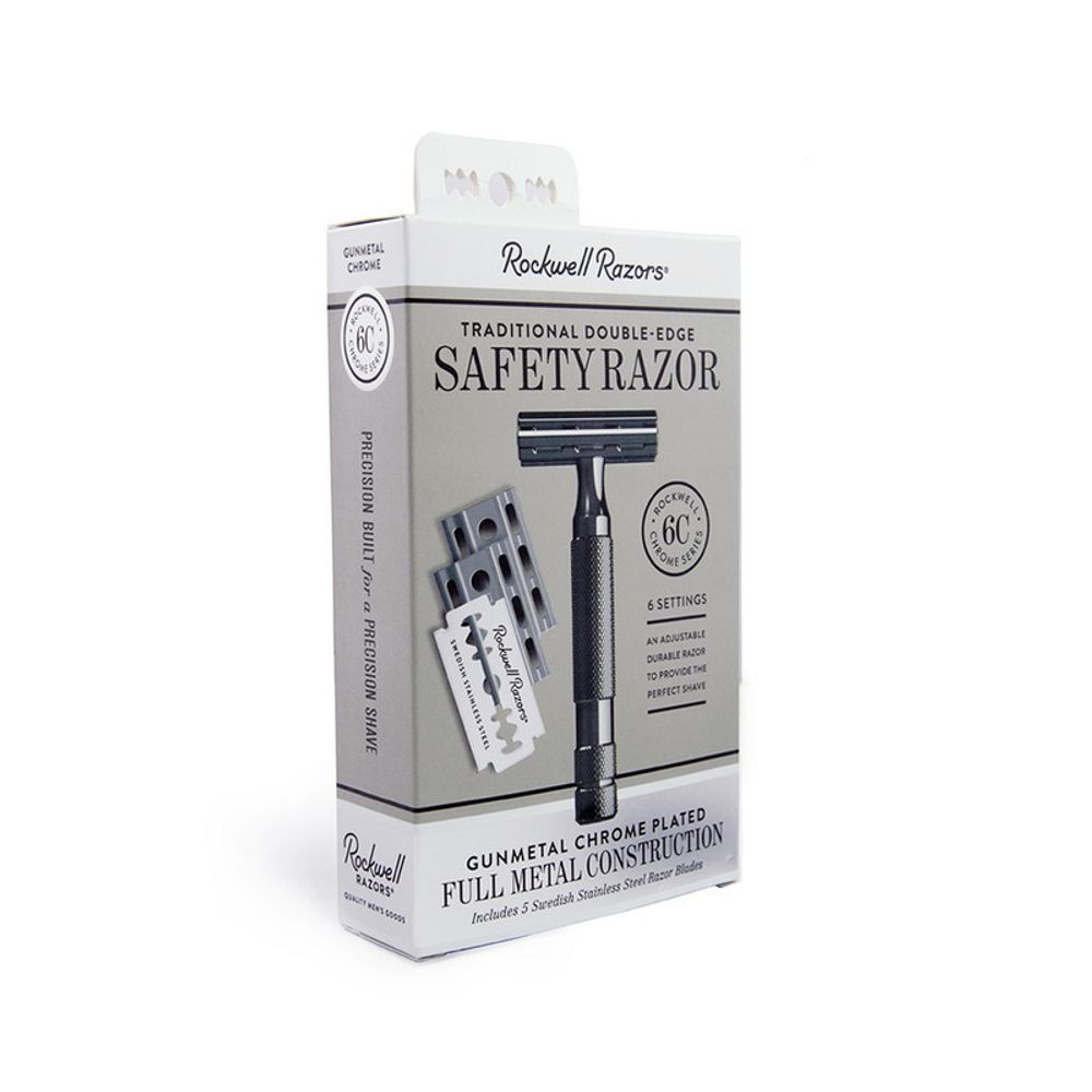 Т-образная бритва Rockwell 6C в коробке (RR-6C-GM)
