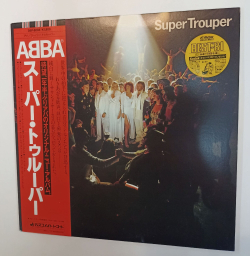 Винтажная виниловая пластинка LP ABBA Super Trouper (Japan 1980) Full kit