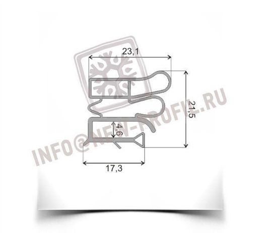 Уплотнитель для холодильника Vestfrost BKF 404 м.к. 1070*580 мм(012 АНАЛОГ)