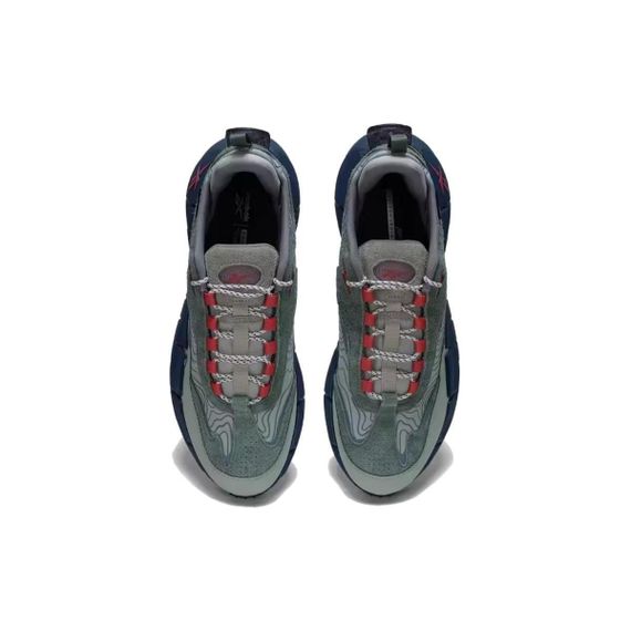 Reebok ZIG KINETICA 2,5 EDGE Бежевые кроссовки Низкие Зеленые кроссовки