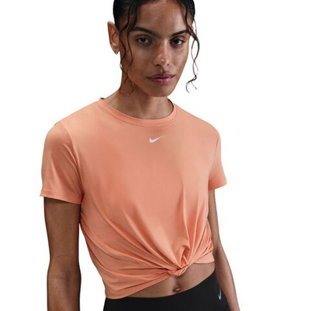 Женская теннисная футболка Nike One Classic Dri-Fit Twist Short Sleeve - Orange