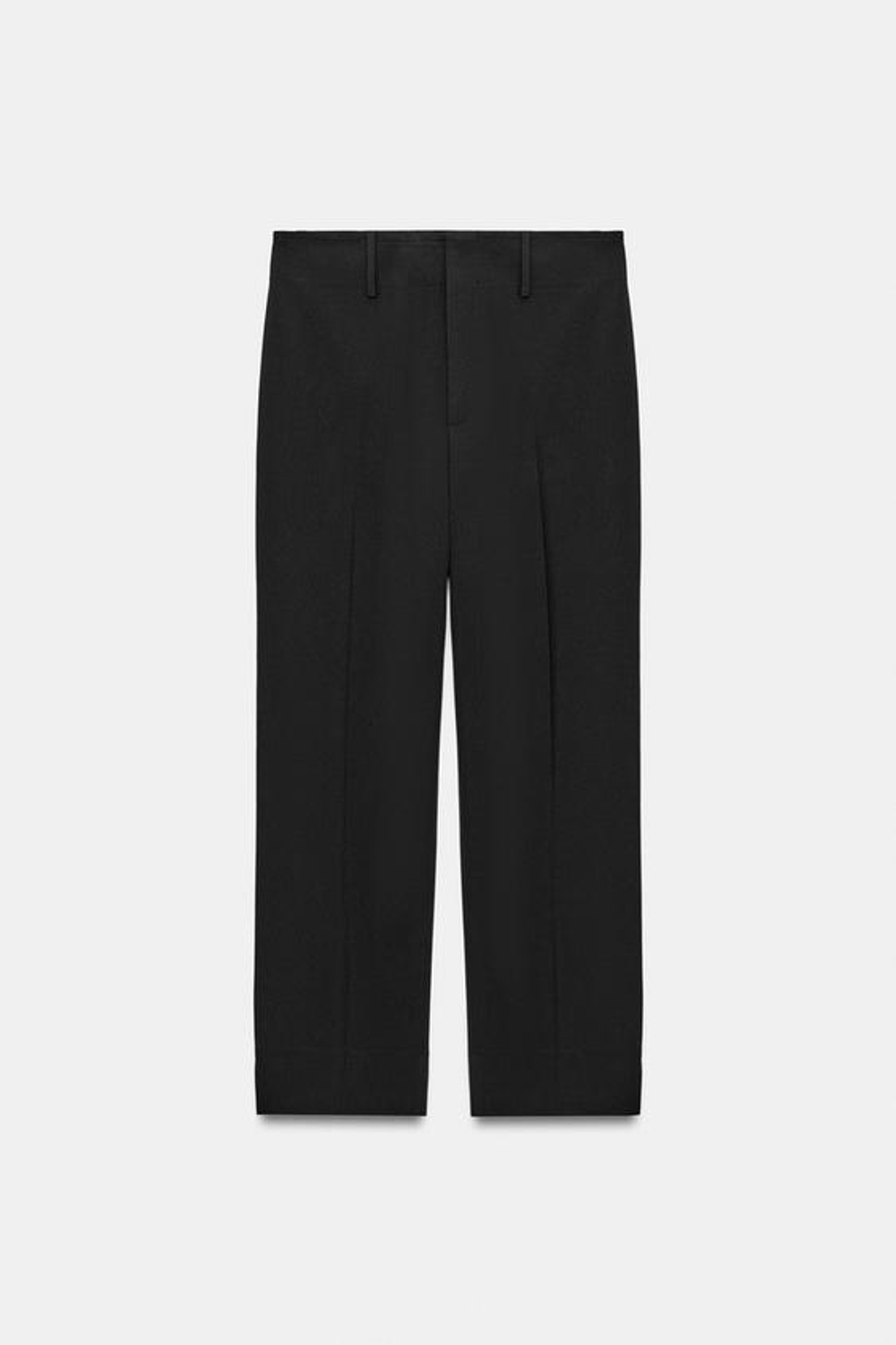 ZARA БРЮКИ СО СТРЕЛКАМИ — ZW COLLECTION, ЧЕРНЫЙ