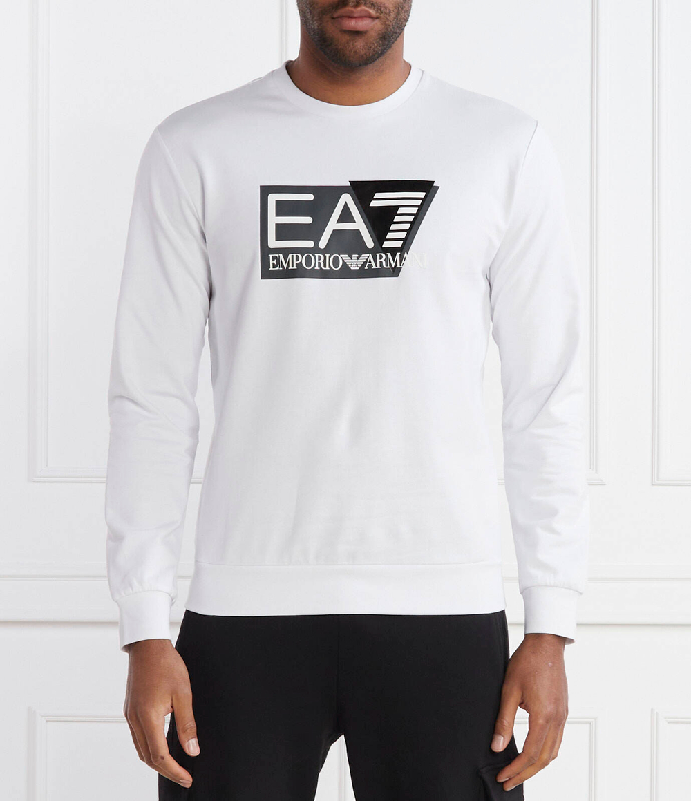 Худи EA7 - белый(3DPM60 PJ05Z)