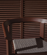 Уличный барный стул Erice из алюминия и веревки коричневого цвета, 75 см