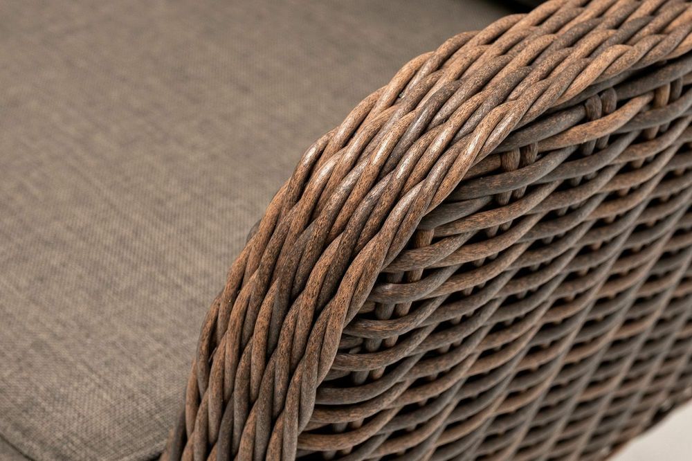 "Прованс" диван из искусственного ротанга трехместный, цвет коричневый