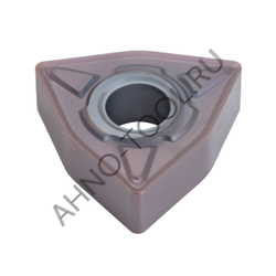 Пластина твердосплавная ISO WNMG080408-MMA APM20B AHNO по жаропроч. и нерж.стали, получистовая