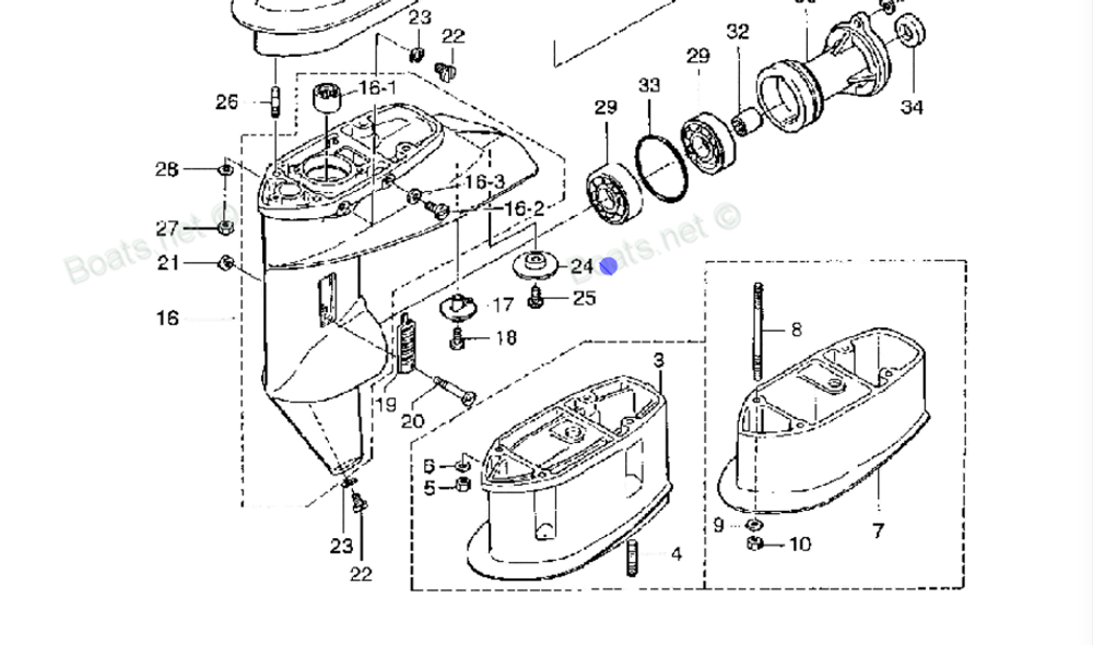 Анод Tohatsu M9.9-M18/MFS9.9-MFS18