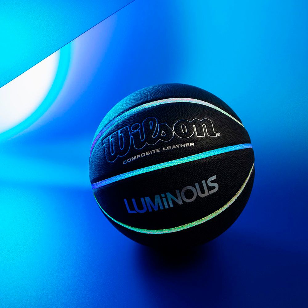 Мяч баск. WILSON Luminous, WTB2027XB07, р.7, композит, бут.камера, черный