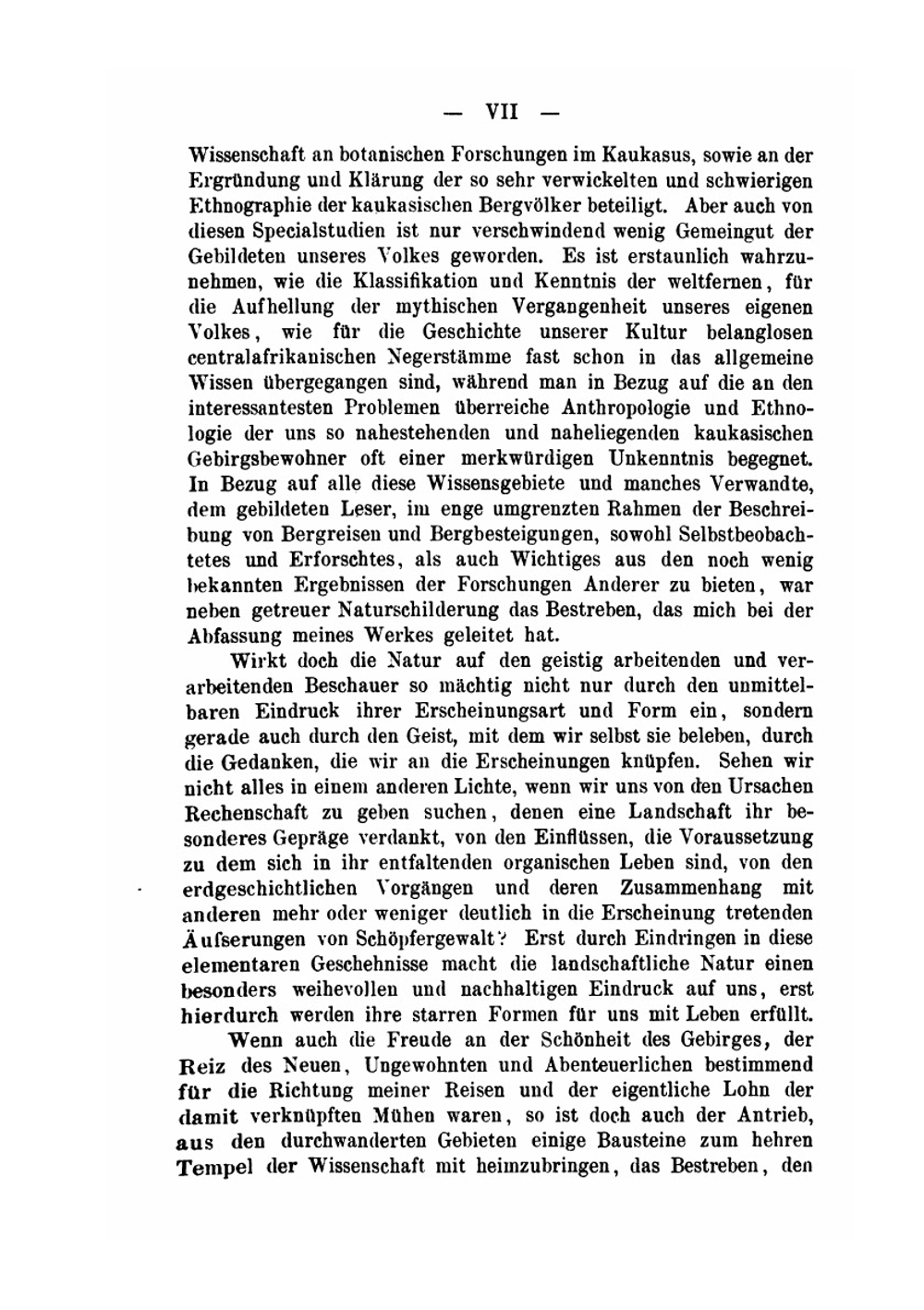 Aus den hochregionen des Kaukasus. Wanderungen, erlebnisse, beobachtungen Erster Band | G. Merzbacher