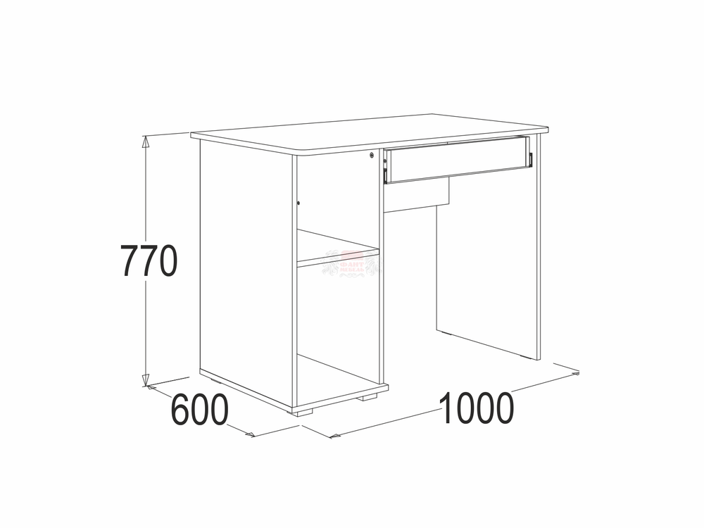 Уголок школьника Омега16 стол письменный 2