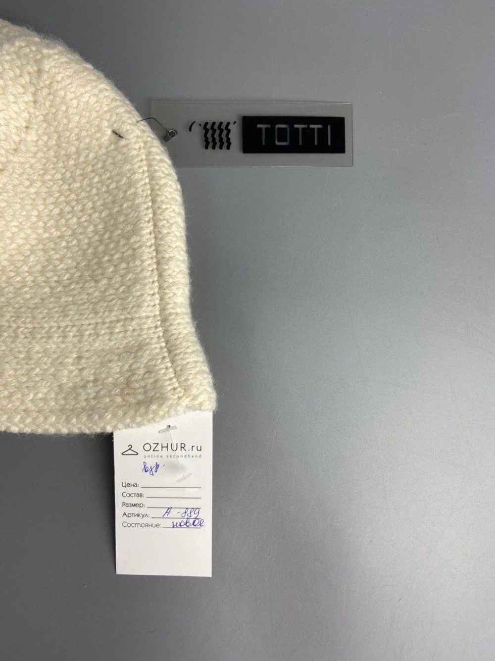 Шляпа вязанная TOTTI , новая