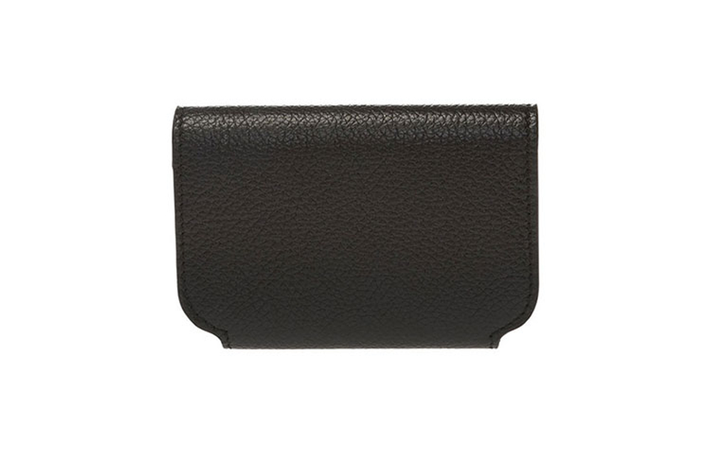 Balenciaga Cow Leather Card Holder Regular Women"s Black