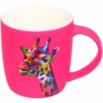 Кружка керамическая 380мл «Зоопарк», рисунки микс