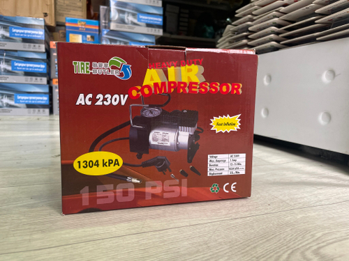 220V / Компрессор автомобильный на 220 вольт для подкачки гидробака и колес, 1304 кПа.