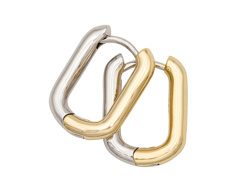 0434-5 Швензы-Конго овальные 16*12, биколор, пара