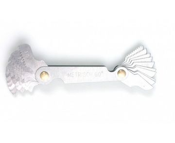 Резьбомер универсальный 52 шаблона Exact GQ-50523