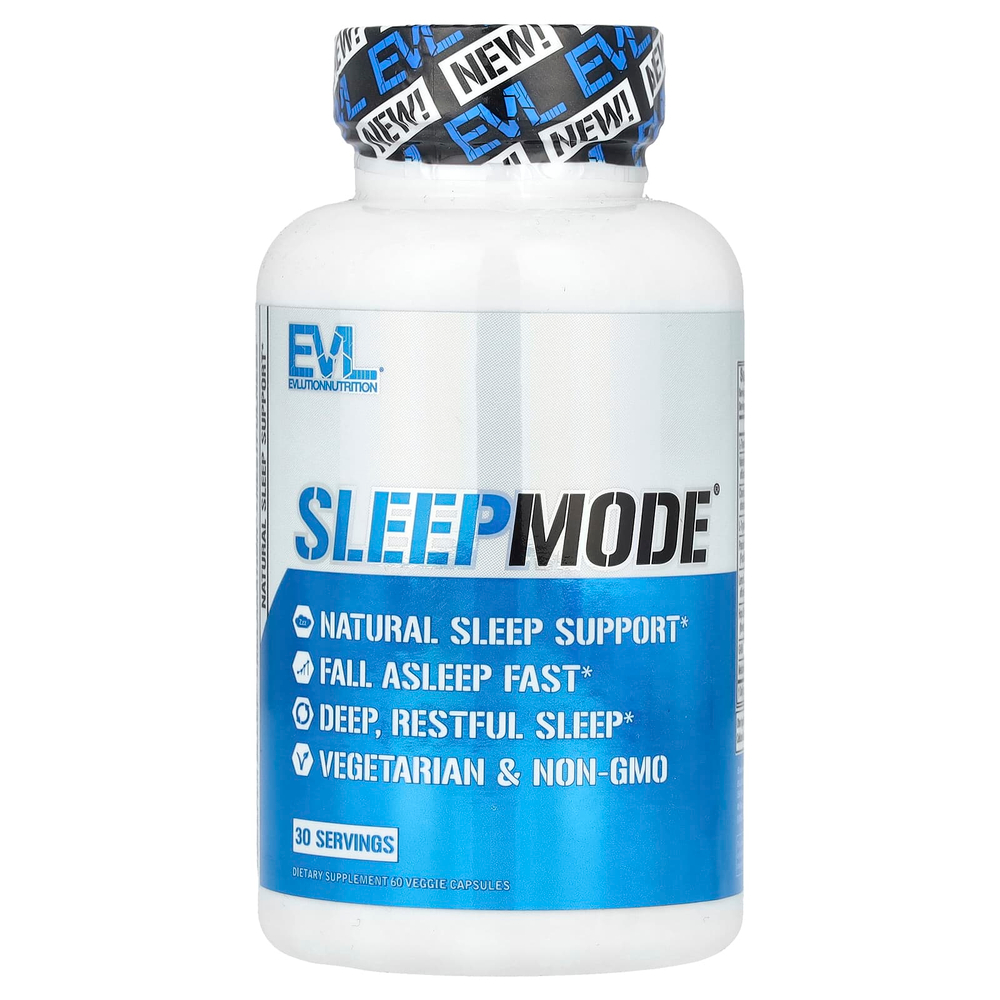 EVLution Nutrition, SleepMode®, 60 растительных капсул