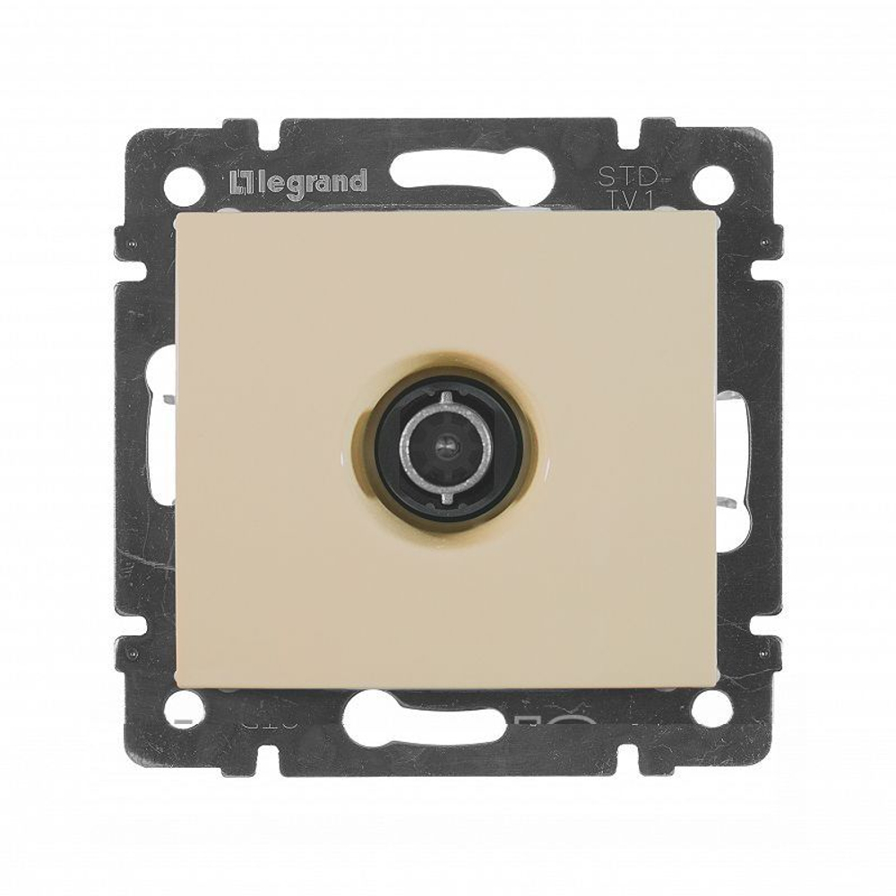 4331/4431 Розетка TV проходная 10 шт слоновая кость