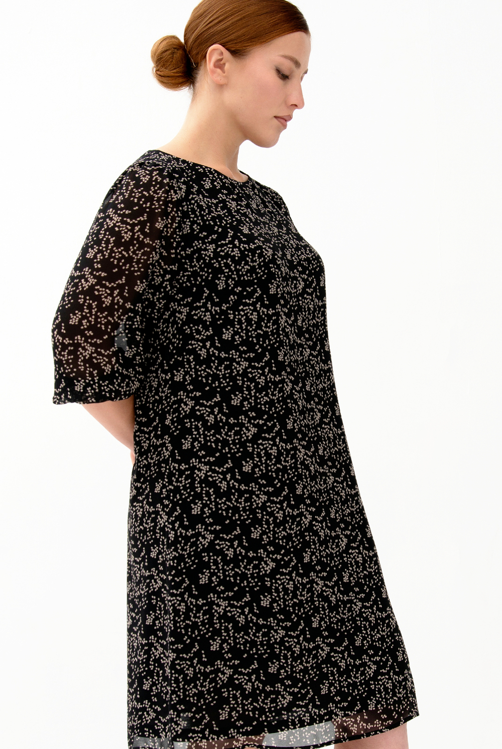 Платье женское 3831ВПБ, Точка #284Точ053831ВПБ