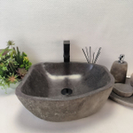 Раковина из речного камня RS-63393 (48*43*15) 0123