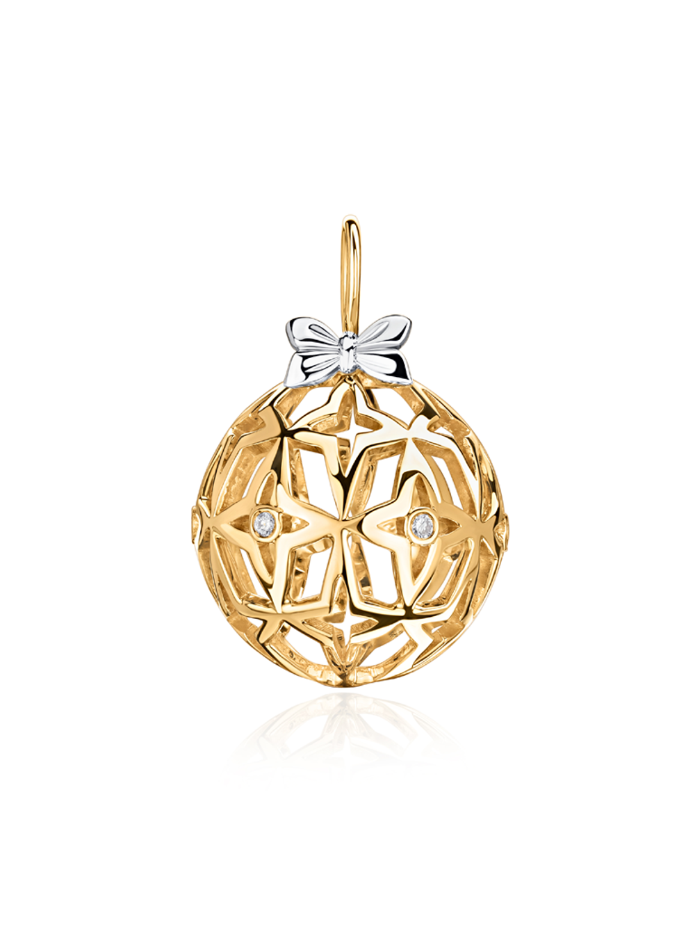 Кулон Шарик Stars с бриллиантами общей массой 0.02 ct