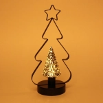 Сувенир с подсветкой «Волшебная ёлочка» 15*32 см, чёрный