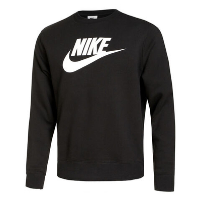 Мужская кофта теннисная Nike Sportswear Club Back Graphic Sweatshirt Men - Black