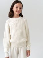 Джемпер для девочки AT1001 молочный